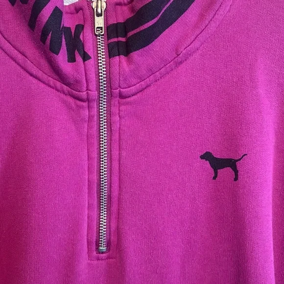 Victoria secret’s Pink Half zip pullover small - Picture 3 of 7